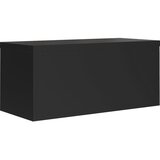 Ormarić za spise crni 90 x 40 x 145 cm čelični | shoptok.hr