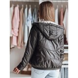 DStreet Kurtka damska przejściowa pikowana z kapturem NIVESSO czarna | Shoptok.si