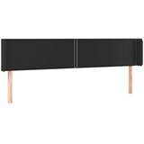  LED uzglavlje crno 183x16x78/88 cm od umjetne kože | shoptok.hr