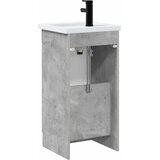  Kupaonski umivaonik s sudoperom Betonska siva 42 x 40 x 84,5 cm | shoptok.hr