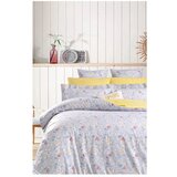 Mila Home Žuta /siva posteljina za bračni krevet/za produženi krevet od renforce pamuka s uključenom plahtom/4-dijelna 200x220 cm – Cijene