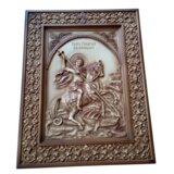 Studio 3d-art Ikona Sv.Georgije (Đurđevdan) u duborezu pravougaona | Eponuda.com