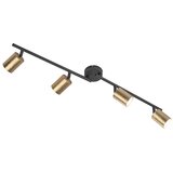 Honsel Moderne plafondlamp goud incl. LED 4-lichts - Mark cene