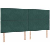  Uzglavlje Tamnozelena 200 cm Baršun | shoptok.hr