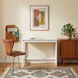  Stol Bijelo 112 x 50 x 75 cm Čvrsto borovo drvo | shoptok.hr