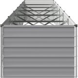  Povišeni vrtni krevet Siva 600 x 80 x 55 cm | shoptok.hr