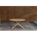Venture Home Mexico okrugli vrtni blagovaonski stol ⌀140 cm, prirodna boja drva, šifra 6161-222 | shoptok.hr