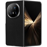 Avizar Ovitek za Honor Magic V5, trd, z učinkom zrnatega usnja in ojačanimi robovi, Črna, (5000190261) | Shoptok.si