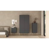 Tvilum Antracitno siva garderobna omara 99x200 cm Bodo – | Shoptok.si