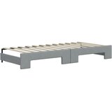  Dnevni krevet na razvlačenje svjetlosivi 100x200 cm od tkanine | shoptok.hr