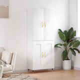 vidaXL Visoka komoda bijela 69 5x34x180 cm konstruirano drvo | shoptok.hr