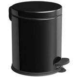 VINOKS kanta za otpatke sa pedalom metal crna 12 lit (visina 370mm, prečnik 250mm) ( K340 ) | ePonuda.com