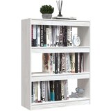 vidaXL knjižna omara za razdelitev prostora bela 100x30x103 cm | Shoptok.si