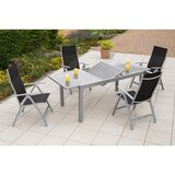 Gardenson Vrtna Garnitura Carrara, 5-Delno, Črna | Shoptok.si