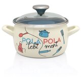 Metalac duboka šerpa sa poklopcem Pola Pola 16 cm | ePonuda.com