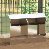 Hranilica za zečeve Srebrno 64.5 x 25.5 x 45.5 cm Cinkani čelik Cijene