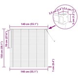  Venecijanska žaluzija Prilagodljiva Bela 150 x 140 cm PVC, (5000178488) | Shoptok.si