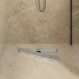  362 Stepeni Odvod za Tuš s Dizajnom Vodilice Srebrno 60 cm | shoptok.hr