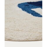Kave Home Slonokoščena pralna/ročno tkana bombažna otroška preproga ø100 cm Tandani – | Shoptok.si