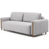 ELTAP Svijetlo siva sklopiva/s prostorom za odlaganje sofa od samta 244 cm Arcadova – | shoptok.hr