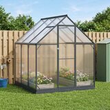 Vrtni staklenik s vratima Antracit 183,5 x 183,5 x 207 cm Cijene