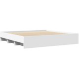 Okvir za krevet bijeli 200 x 200 cm od konstruiranog drva | shoptok.hr