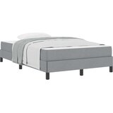  s opruga kutije Svijetlo siva 120 x 200 cm tkanina | shoptok.hr