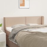vidaXL Uzglavlje s ušima boja cappuccina 147x16x78/88 cm umjetna koža Cijene