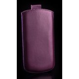 Univerzalna usnjena torbica 144x79mm - pravo usnje - vijolična | Shoptok.si