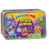 superthings dino destroyer tin - s 5 ekskluzivnimi dinozavri supertingov s kovinskim učinkom, (21264661)