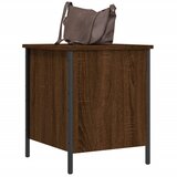  Klupa za pohranu boja smeđeg hrasta 40x42,5x50 cm drvena | shoptok.hr