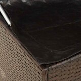  Vanjska kutija za jastuke smeđa 100x55x55,5 cm poli ratan | Eponuda.ba