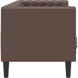  Chesterfield sofa za 3 osobe, smeđa, umjetna koža | Eponuda.ba