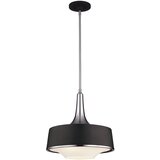 Elstead Lighting Elstead Stropna svetilka s 4 lučmi, kupola, črna, brušeno jeklo, E27, (22098281) | Shoptok.si