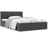 Furnova Dvižni posteljni okvir temno sivo blago 120x200 cm, (21940328) | Shoptok.si