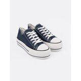 Shelvt Women's navy blue platform sneakers | shoptok.hr