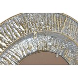  Zidno ogledalo Home ESPRIT zlatan Metal Kristal moderan 78 x 4 5 x 78 cm | shoptok.hr