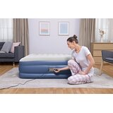  Dupli madrac na napuhavanje 203 x 152 x 46 cm Bestway 67630 - sivo/plavi | shoptok.hr