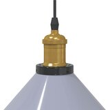 VISILICA podesiva po visini E27 sjajno siva Ø 22 cm metal | shoptok.hr