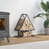  Stalak za drva crni 50x25x60cm hladno valjani čelik | shoptok.hr