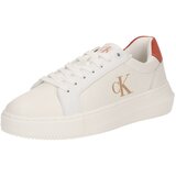 Calvin Klein Jeans Niske tenisice boja devine dlake (camel) / tamno narančasta / bijela | shoptok.hr