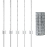  Set ograde za vrt Set od 2 Pocinčani čelik 10 x 0.6 m Izdržljivo | shoptok.hr