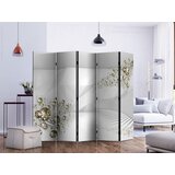 Artgeist PARAVAN 225/172/3 cm bela, zlate barve Slike