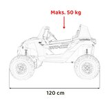  Dječji automobil na akumulator Buggy UTV-MX 2000N, bijeli Slike
