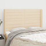  Uzglavlje s ušima krem 147x16x118/128 cm od tkanine | shoptok.hr