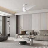  ZEVENTI - LED plafonski ventilator ORVIETO LED/18W/230V Wi-Fi Tuya beli + daljinski upravljač | Eponuda.com