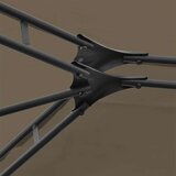  Vrtni šotor z zavesami 4x3 m taupe 180 g/m² | Shoptok.si