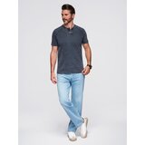 Ombre Men's t-shirt with henley neckline | Shoptok.si