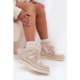Boto Women's Ankle Boots Platform Light Beige Liorae Cijene