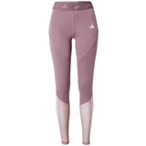Adidas Sportske hlače 'Hyperglam' sivkasto ljubičasta (mauve) / bijela